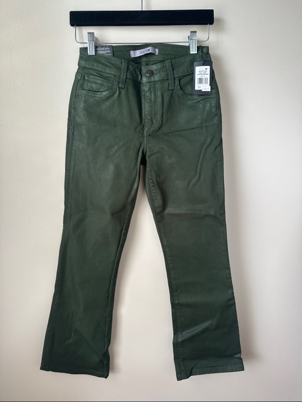 JOE’S Women’s mid rise crop boot Jeans - forest green - Sz 25